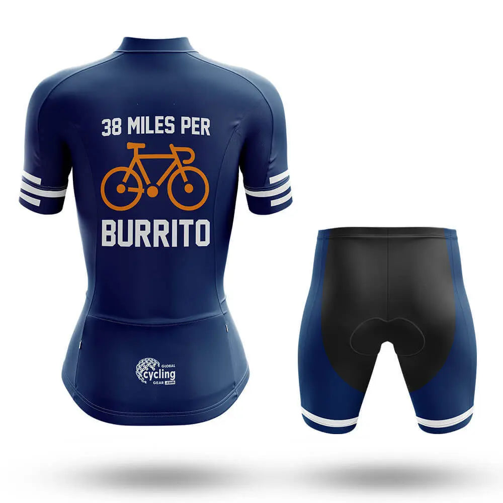 38 Miles - Navy - Women - Cycling Kit