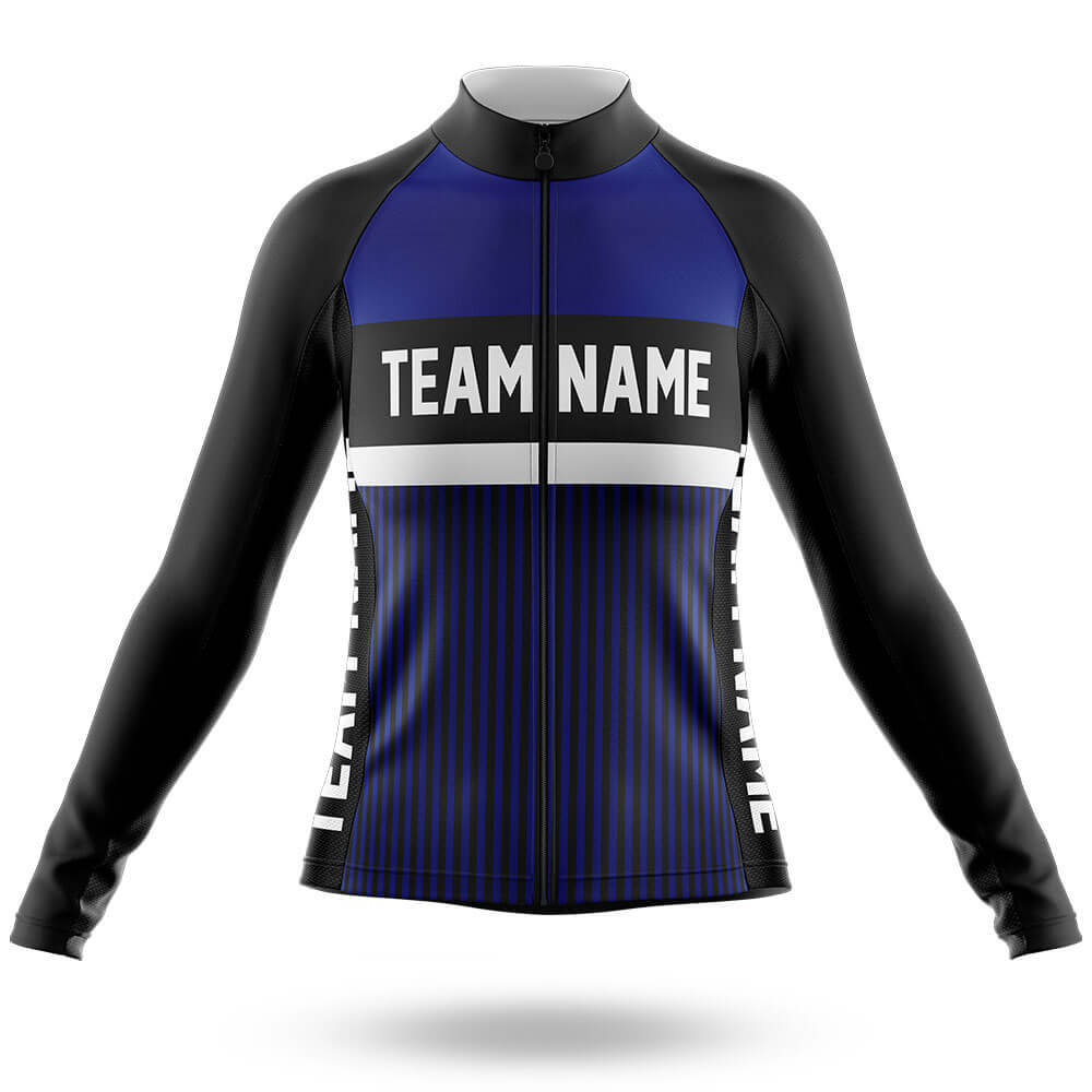 Custom Team Name M6 Navy - Women's Cycling Kit