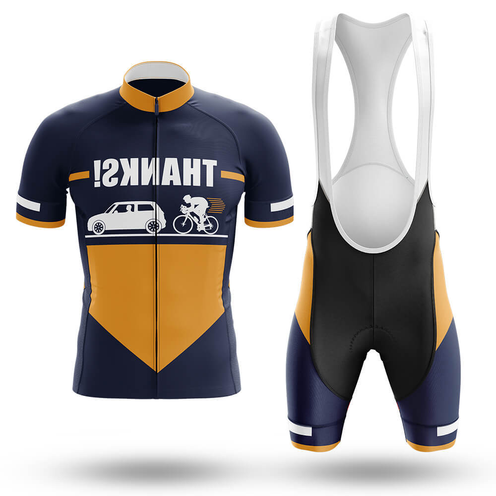 Don't Run Me Over V2 - Safety Men's Cycling Kit